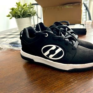 Black and white heelys